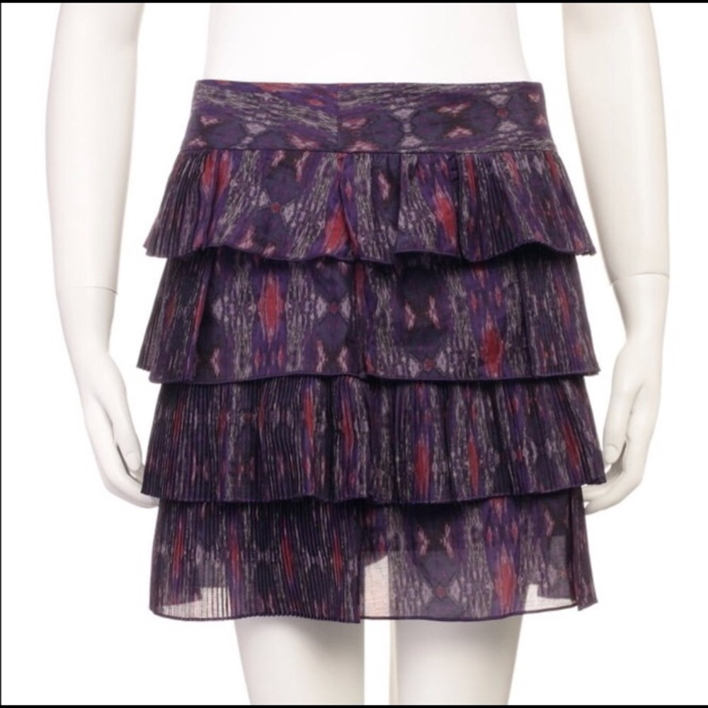 Gap tiered ruffle skirt